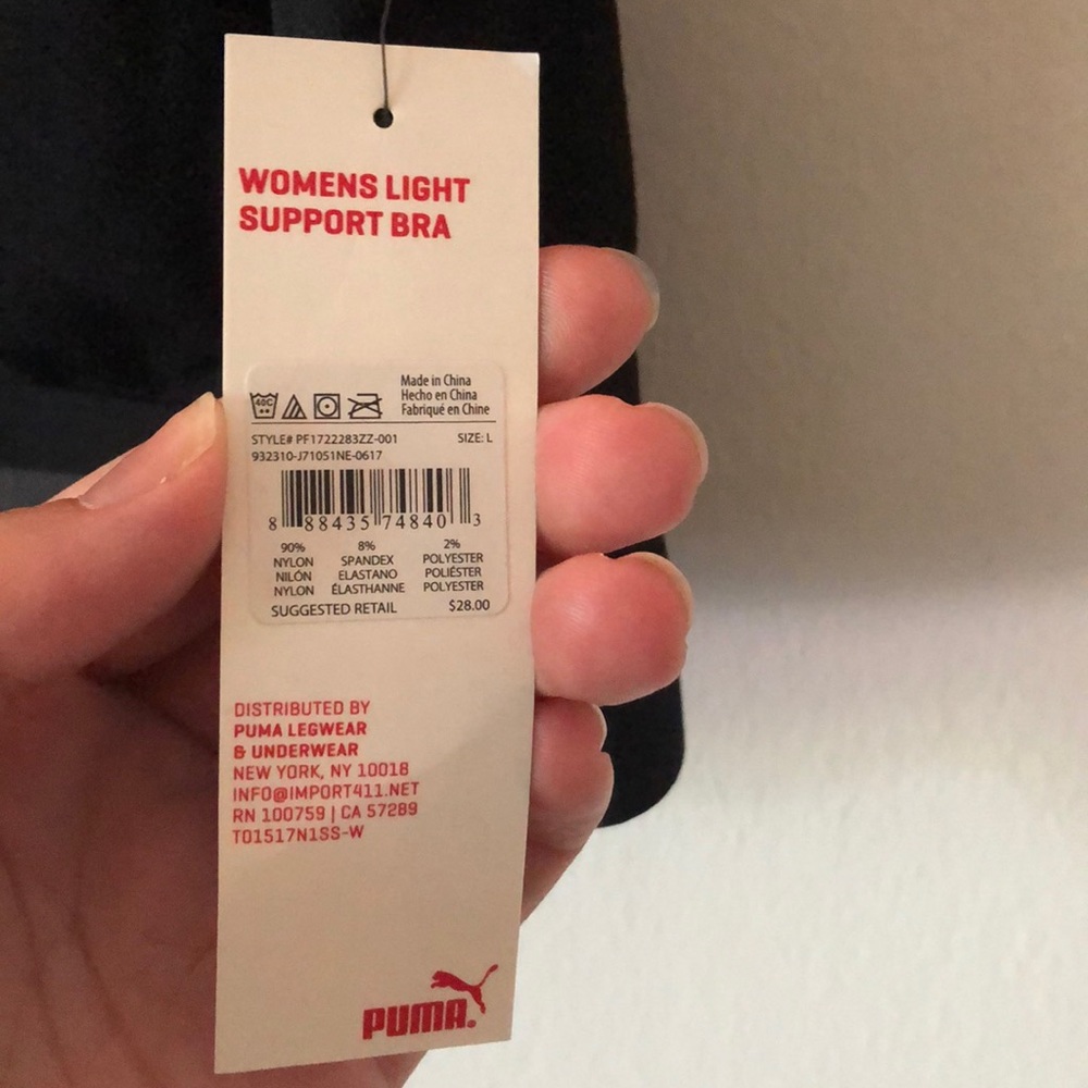 NWT Puma Low Impact Bra - Picture 3 of 7